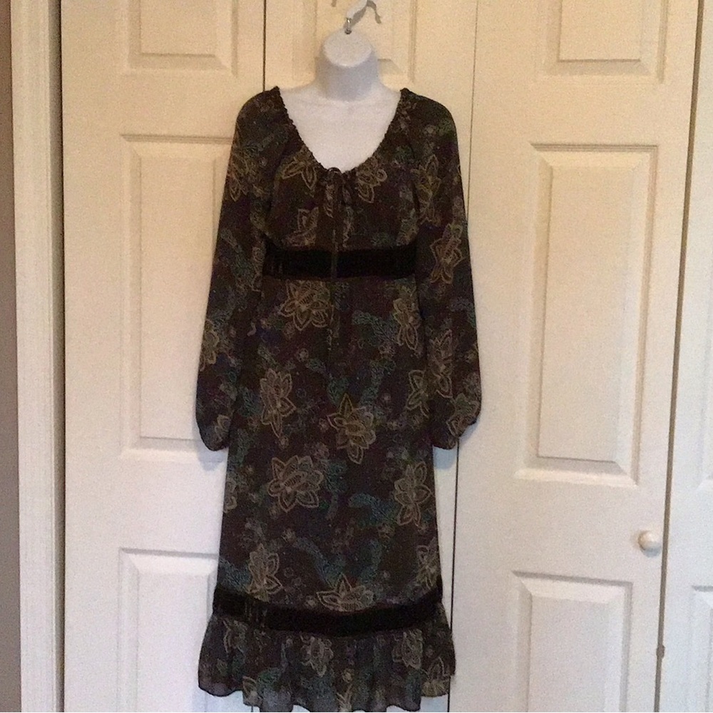 Floral Long Sleeve Dress